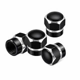 4pcs Universal Car Tire Wheel Valve Stem Caps Hex Design Dust Cover Accessories