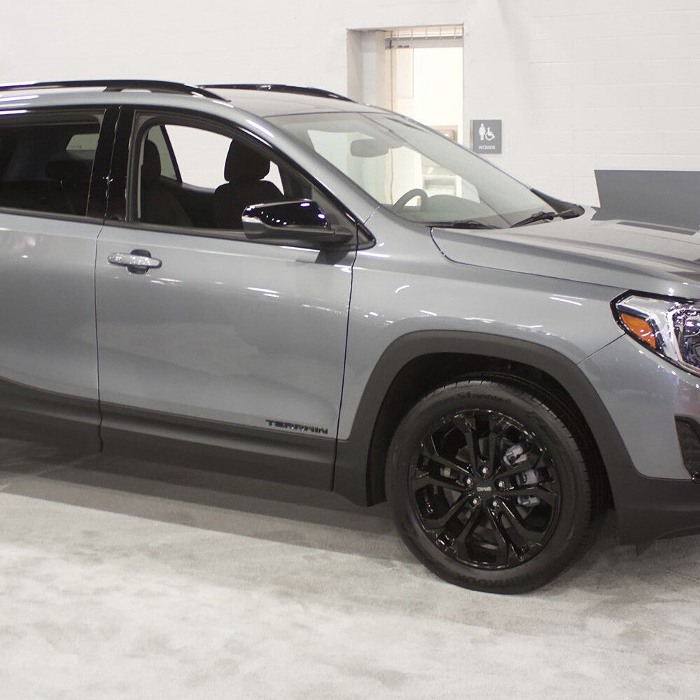 3x GMC Terrain Front Door & Rear Liftgate Nameplate  Emblem Decorate Gloss Black