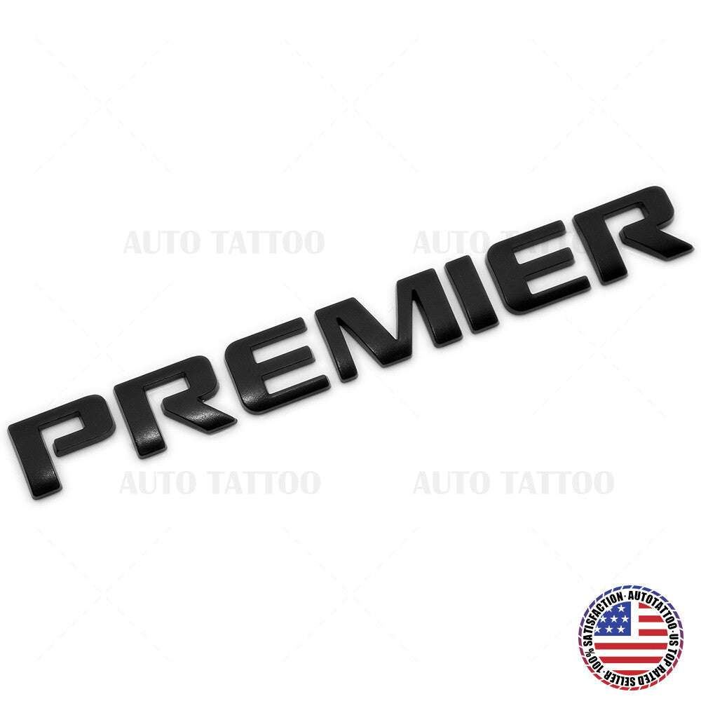 Chevy Equinox Premier Liftgate Nameplate Letter Logo Badge Emblem Matte Black