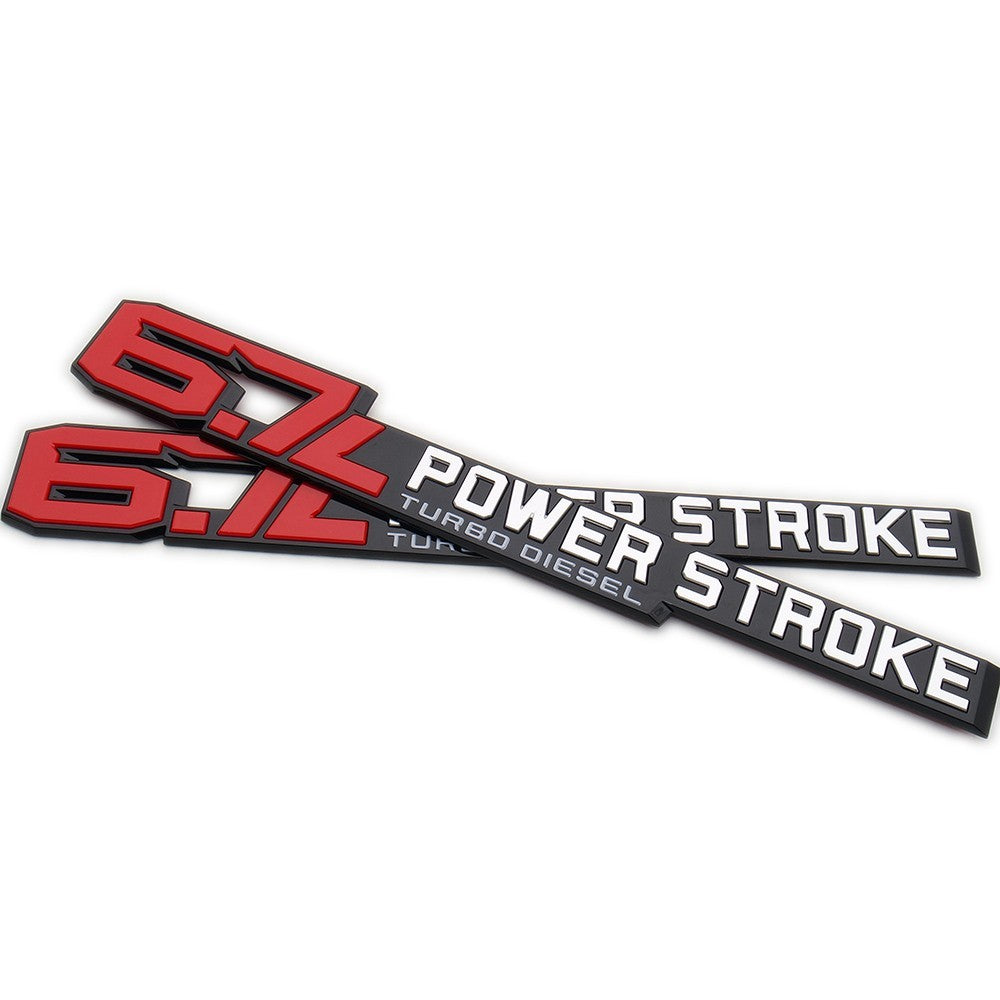 For 23-24-25 Super-Duty F-250 350 450 6.7L Power Stroke Diesel Door Emblem