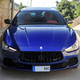 Maserati Ghibli Quattroporte Levante Front Grille Logo Emblem Badge Black Sport