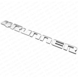 For Toyota 4Runner Liftgate Emblem Badge Logo Tailgate Rear Letter Chrome