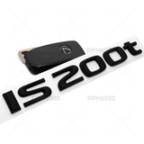 For Lexus Trunk Matte Black IS 200t Letter Logo Badge Emblem Car Replace F-Sport