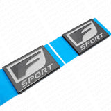 3x F-Sport Logo OEM ABS Badge Side Fender Marker Trunk Lid Nameplate Emblem Set