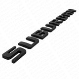 2x For Chevy Suburban Door Liftgate Nameplates Letter 3D Badge Emblem LTZ Black