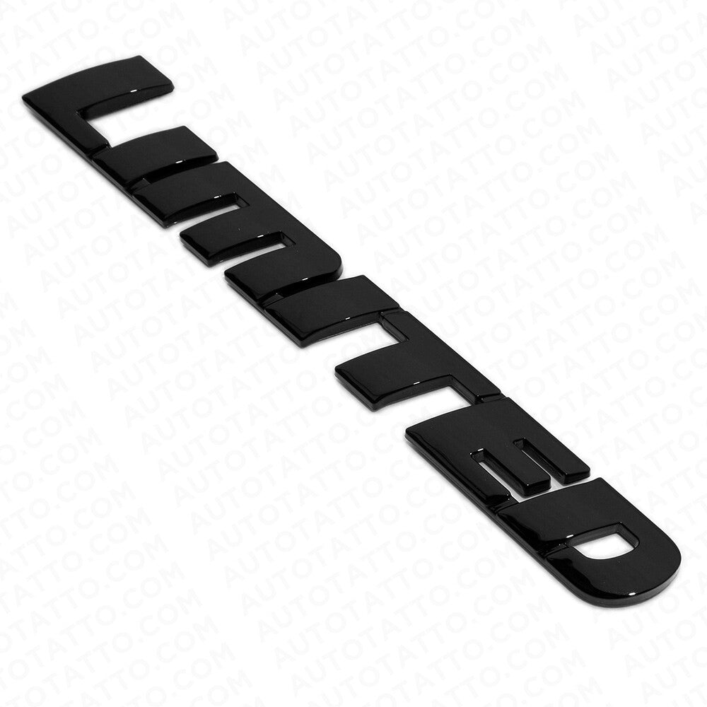 2x For 4Runner Sequoia Tacoma Tundra Limited Rear Door Emblem Badge Gloss Black