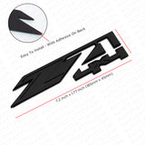 2x GMC Sierra z71 4X4 Fender Front Door Logo Badge Emblem Nameplate Blackout