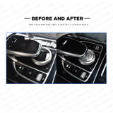 New Mercedes Emblem Interior Multimedia Control Decal Badge Decoration Logo Gift