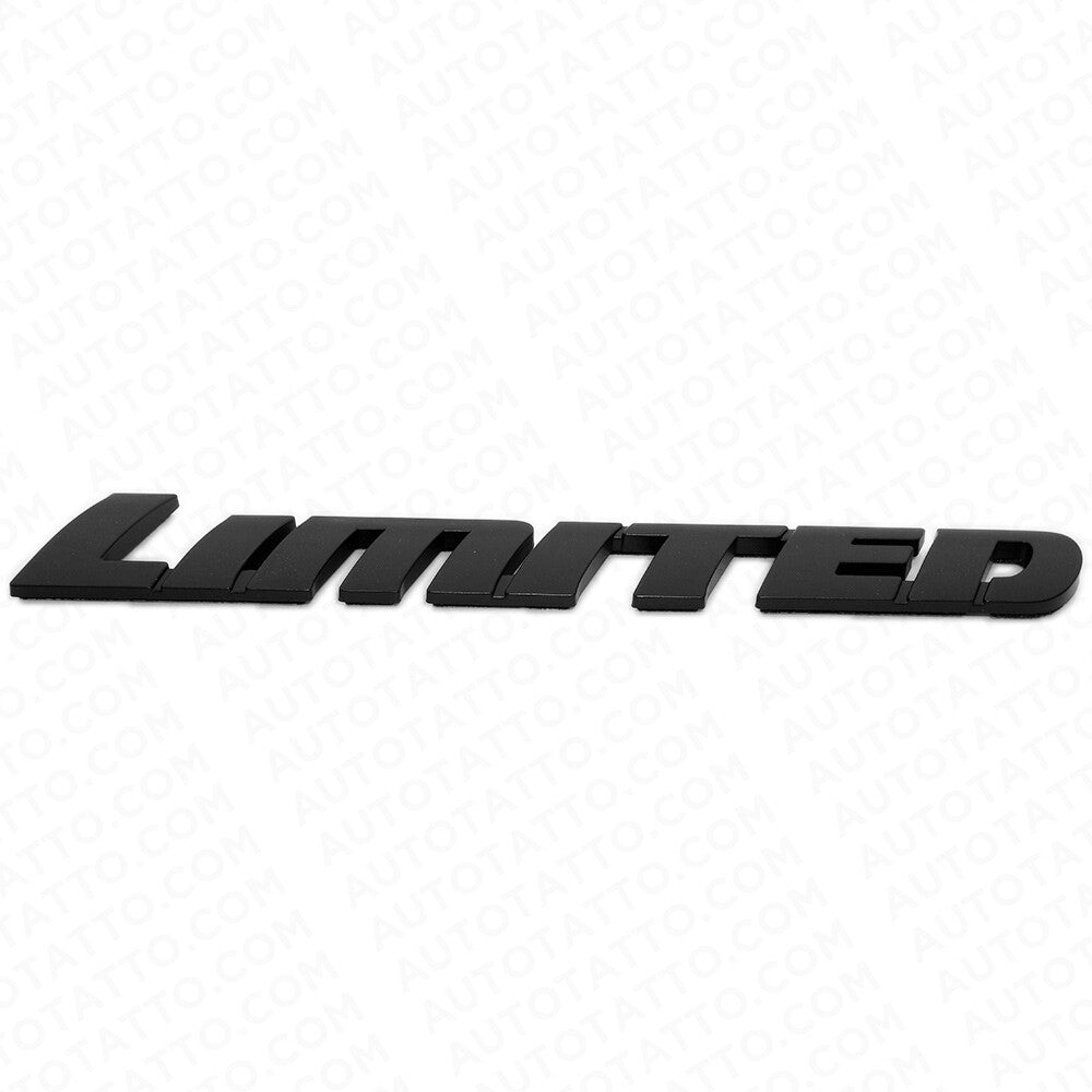 4Runner Sequoia Tacoma Tundra Limited Letter Rear Door Emblem Badge Sport Black