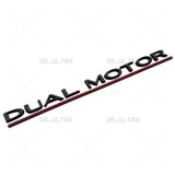 Tesla Rear Liftgate Lid Dual Motor Performance Nameplate Logo Badge Emblem Sport