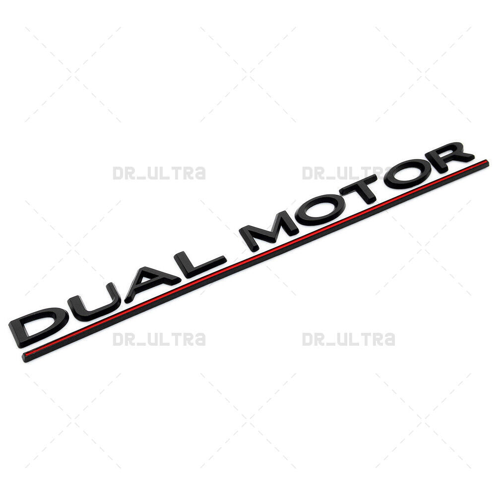 Tesla Rear Liftgate Lid Dual Motor Performance Nameplate Logo Badge Emblem Sport