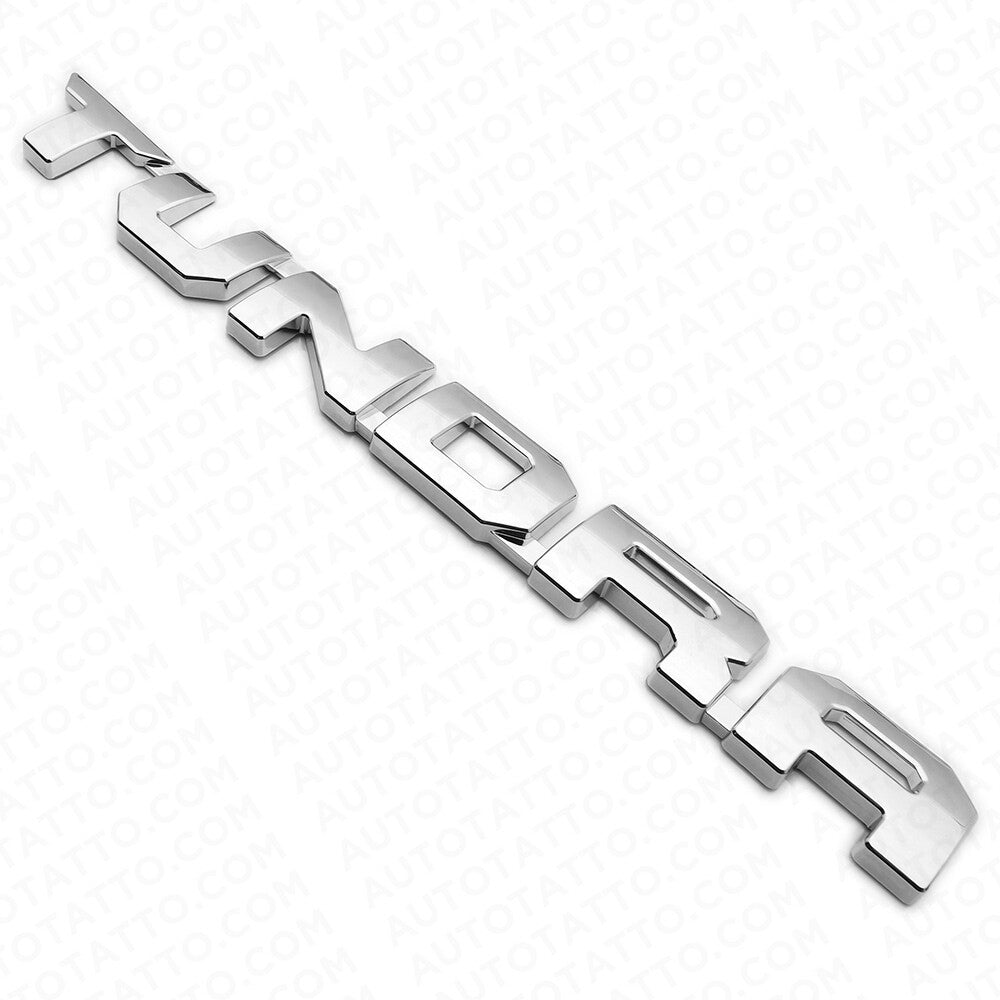 2pcs 13-21 OEM Chrome Tundra Letter Side Fender Nameplate Emblem Badge Logo
