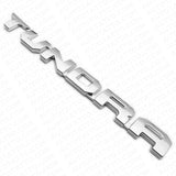 2pcs 13-21 OEM Chrome Tundra Letter Side Fender Nameplate Emblem Badge Logo