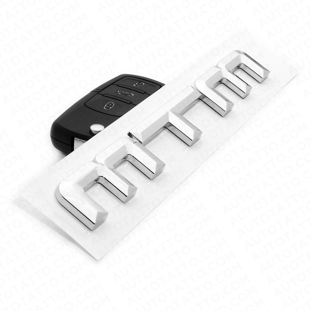 MTM Rear Trunk Nameplate Letters Logo Badge Emblem Sport Chrome