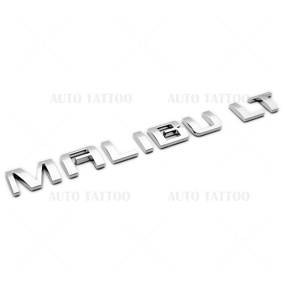 Chevy Malibu LT Trunk Door Letter Emblem Logo Badge Nameplate OEM Chrome Sport