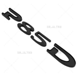 Tesla Rear Liftgate P85D Letter Nameplate Logo Badge Emblem Sport Matte Black