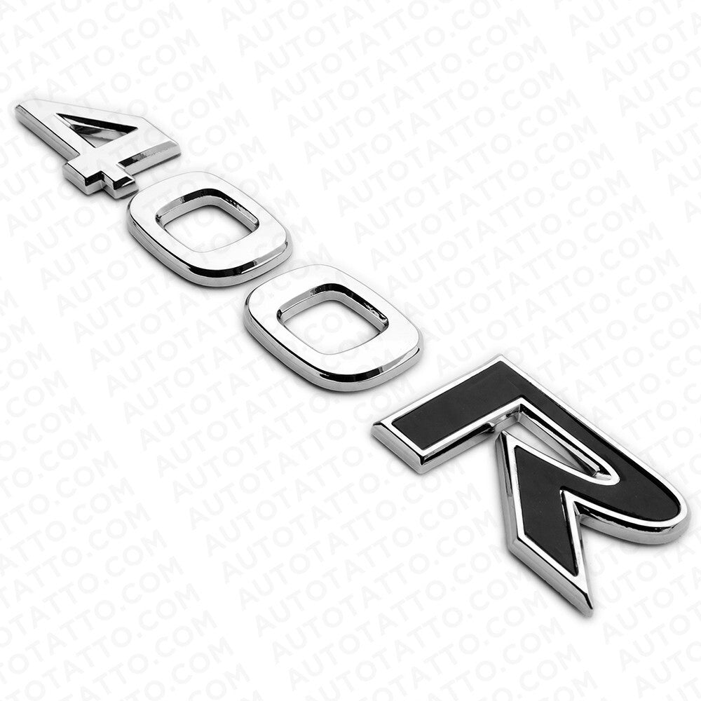 For Nissan Infiniti 400R Rear Trunk Lid Badge Emblem Nameplate Chrome Black