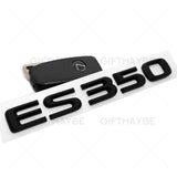 For Lexus Trunk Matte Black ES 350 Letter Logo Badge Car Emblem Replace F-Sport
