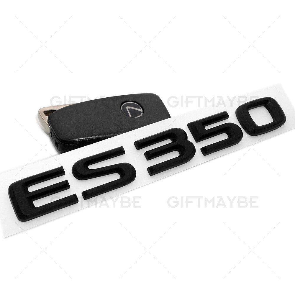 For Lexus Trunk Matte Black ES 350 Letter Logo Badge Car Emblem Replace F-Sport