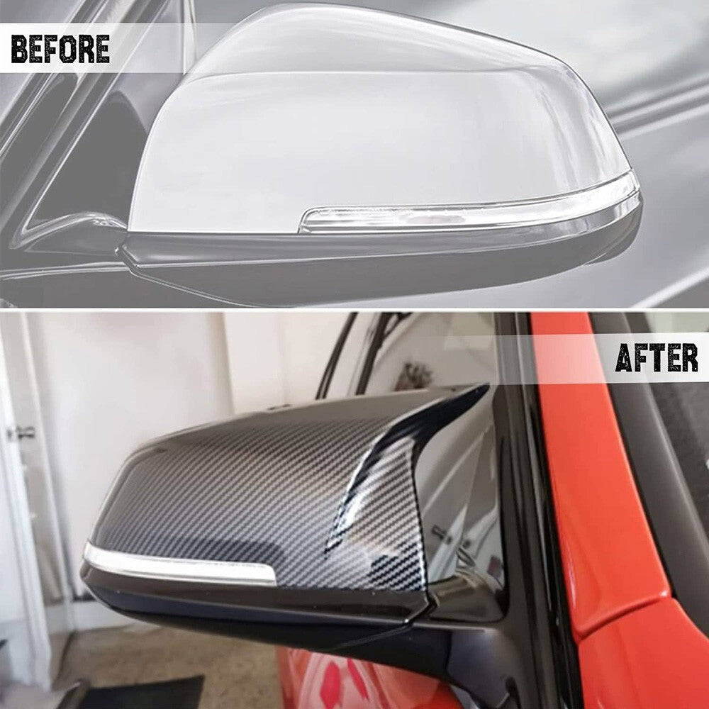M Carbon Fiber Style Mirror Cover Cap For BMW X3 X4 X5 X6 X7 G01 G02 G03 G05 G06