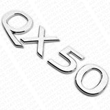 Infiniti QX50 Rear Liftgate Logo Letter Badge Emblem Nameplate Silver Chrome