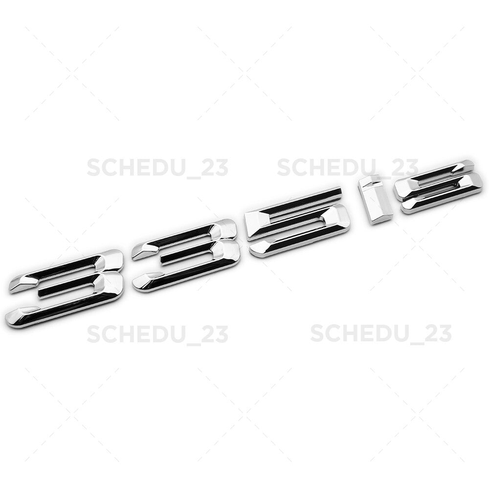 BMW 3 Series 335is Rear Trunk Letter Badge Emblem M Sport Performance Chrome