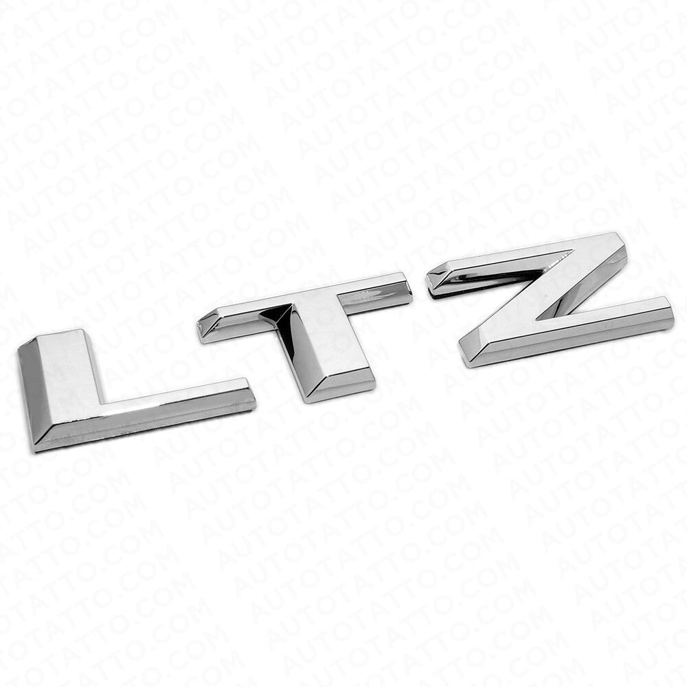 19-22 OEM Chrome Silverado 1500 Tailgate LTZ Letter Logo Emblem Badge Z71 4x4
