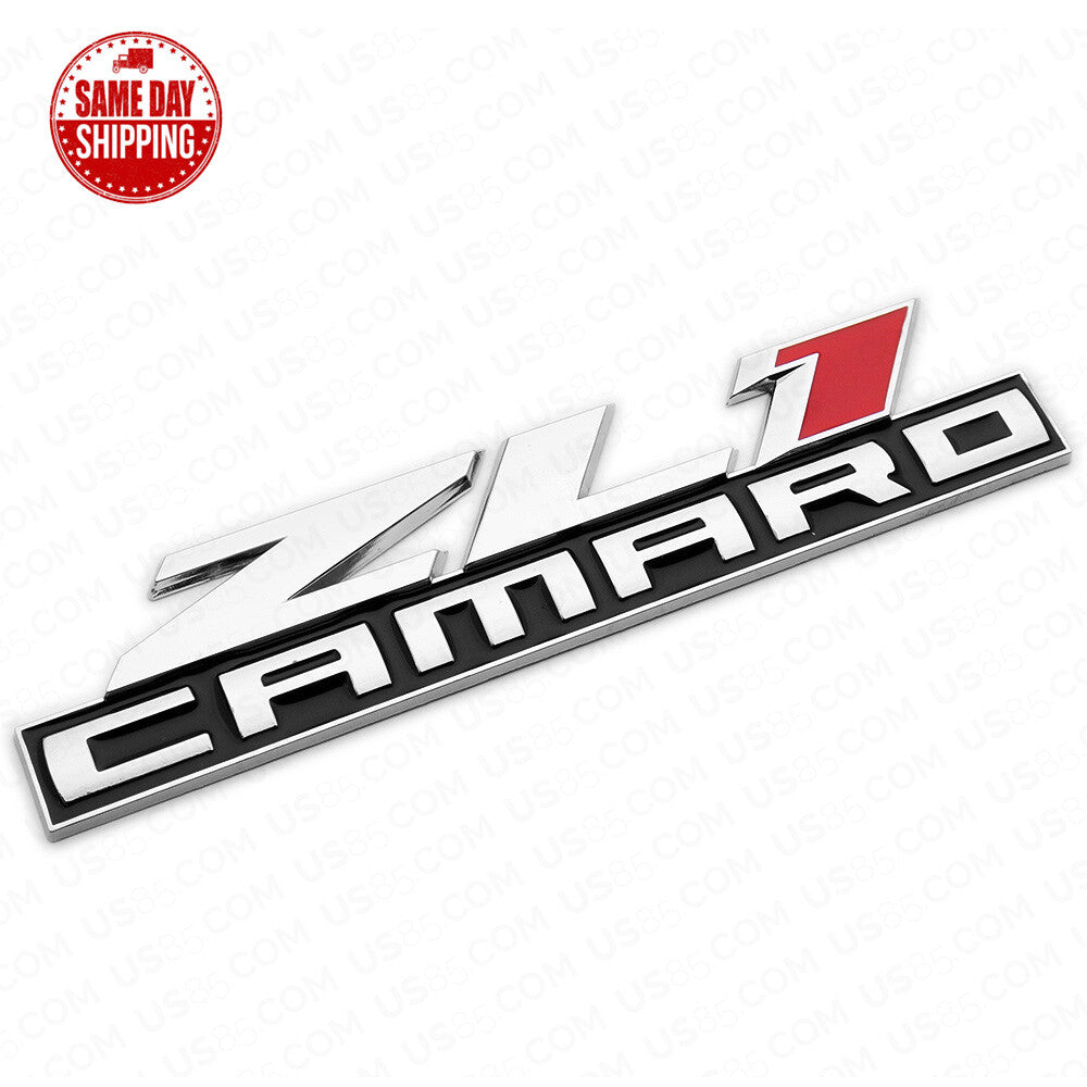 Chevy ZL1 Camaro Truck Lid Bumper Letter Logo Emblem Badge Sticker Racing Sport
