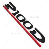 Tesla Liftgate P100D Performance Nameplate Logo Badge Emblem Sport Black Limited