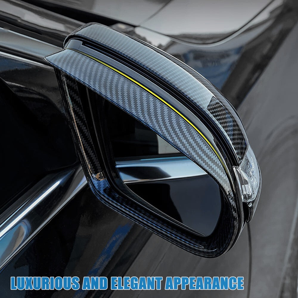 Benz C E S GLC GLB GLA Class W205 W213 Rearview Mirror Rain Shield Carbon Fiber