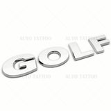 10-21 Volkswagen Golf Rear Truck Lid Nmaeplate Badge Emblem Chrome