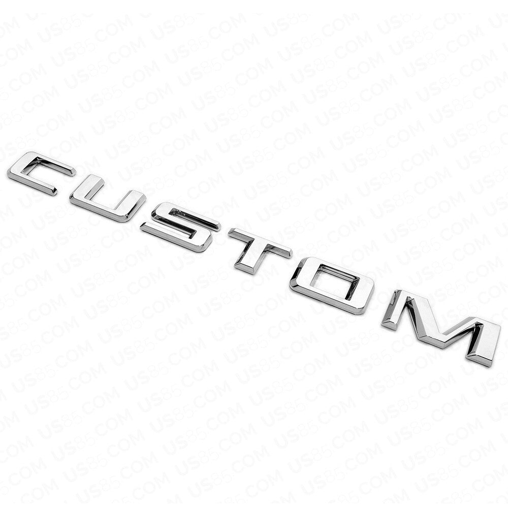 19-21 OEM Chrome Silverado 1500 Tailgate Custom Letter Logo Emblem Badge Z71 LTZ
