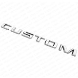 19-21 OEM Chrome Silverado 1500 Tailgate Custom Letter Logo Emblem Badge Z71 LTZ