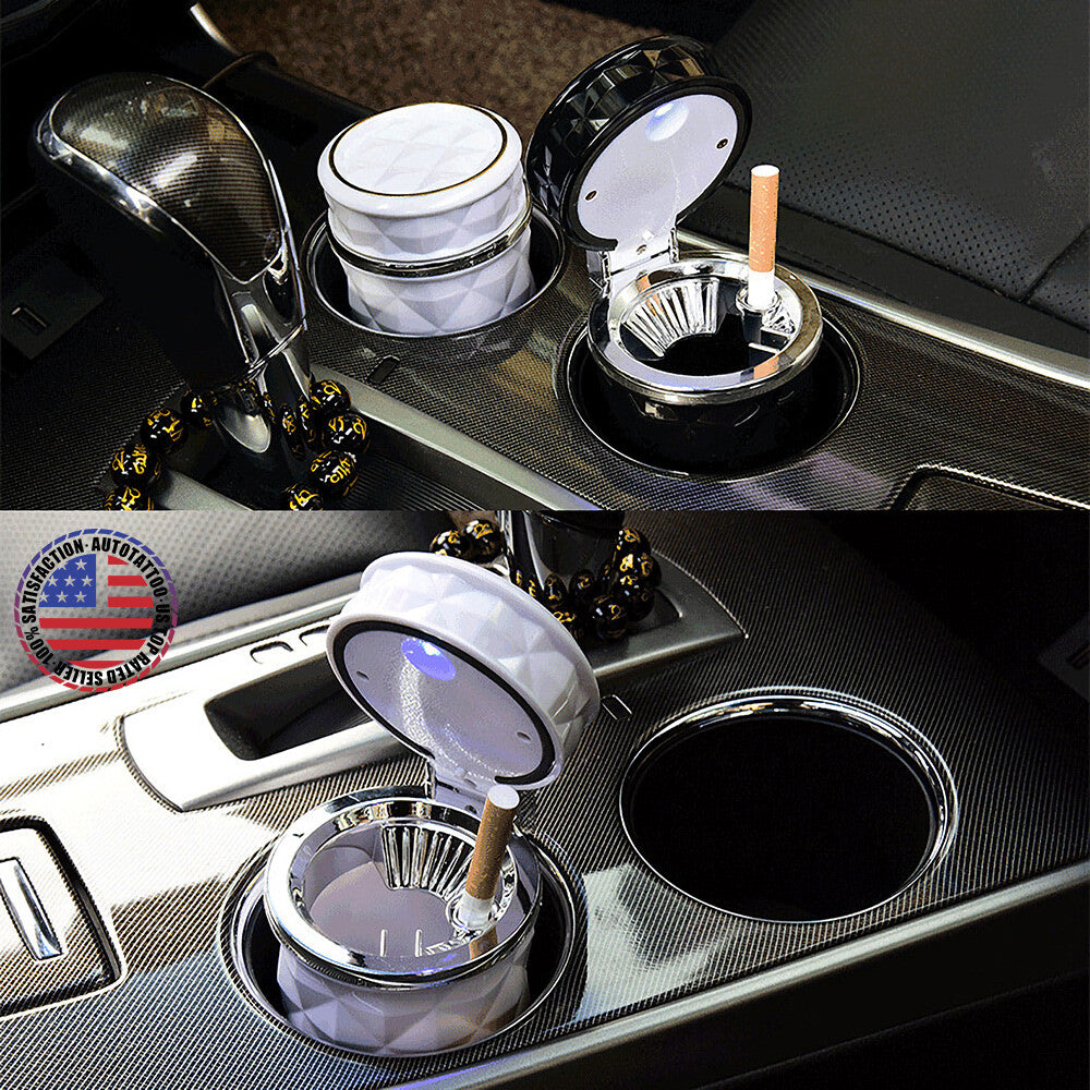 Smoke Cigarette Butts End Home Office Car Cup Holder Ashtray Gum Trash Vent Tray