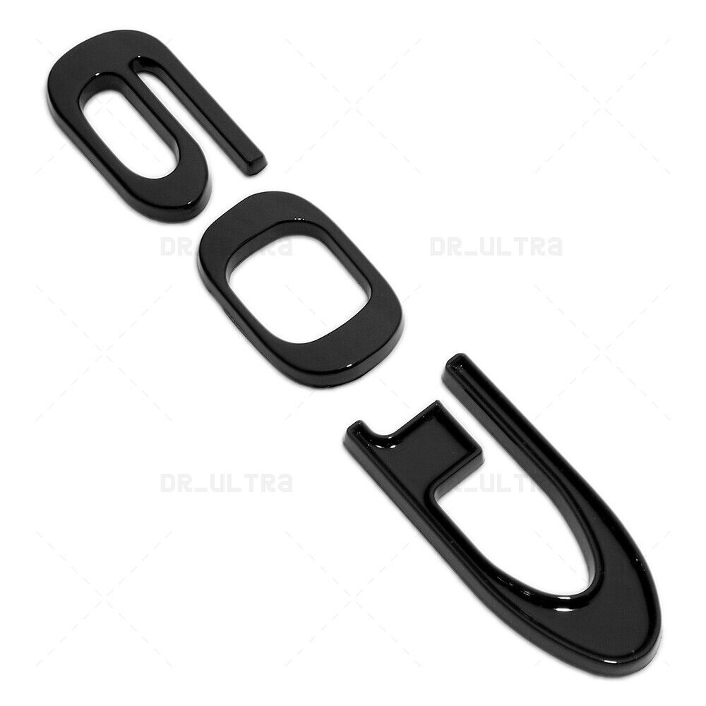Tesla Rear Liftgate Lid Model 60D Nameplate Logo Badge Emblem Sport Gloss Black