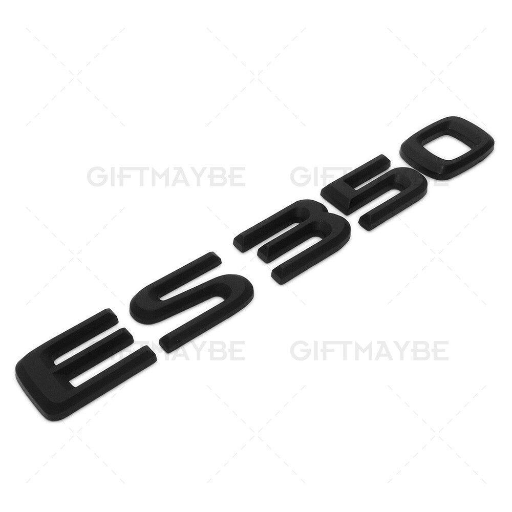 For Lexus Trunk Matte Black ES 350 Letter Logo Badge Car Emblem Replace F-Sport