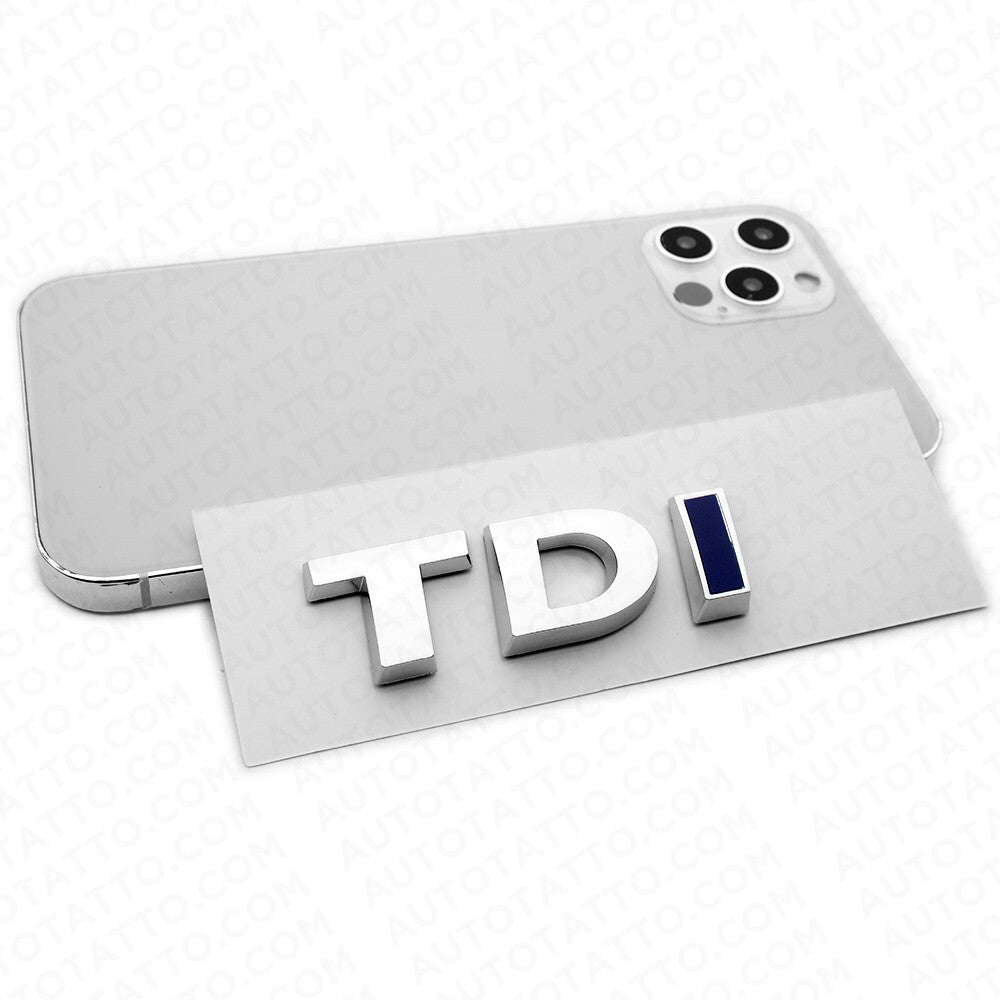 2015 Volkswagen Jetta Rear Trunk TDI Emblem Badge Nameplate 5C6-853-675-AE-WWS