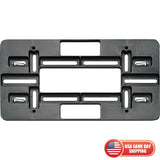 Universal License Plate Holder Mounting Relocator Adapter Bumper Kit Brackets