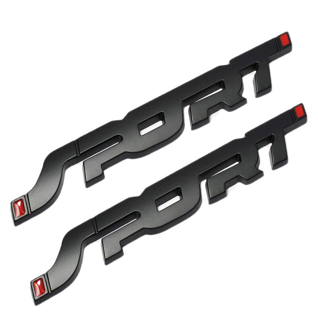 Universal 3D Fashion Metal 1x Sport / 2x Sport Car Decal Sticker Auto Decoration
