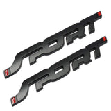 Universal 3D Fashion Metal 1x Sport / 2x Sport Car Decal Sticker Auto Decoration