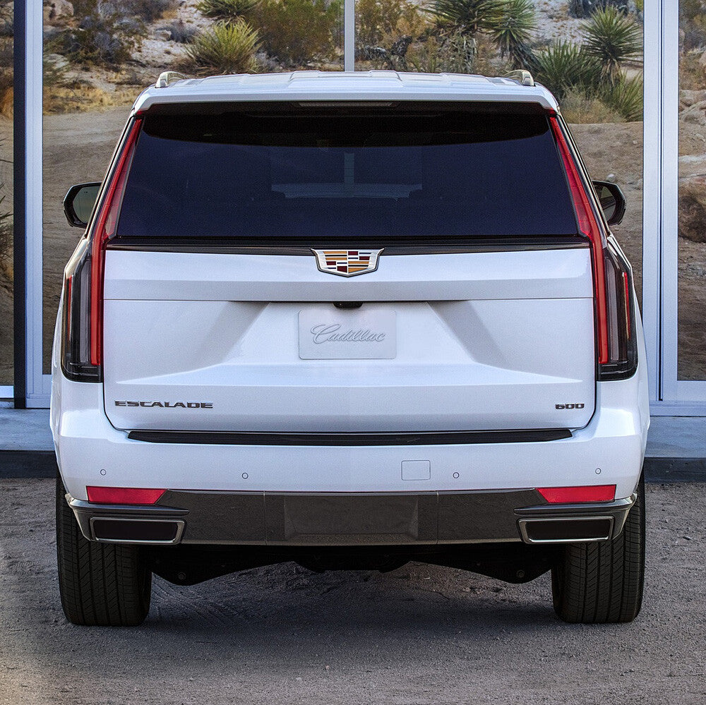 For Cadillac Escalade 600 600D Silver Rear Liftgate Emblem Badge Package