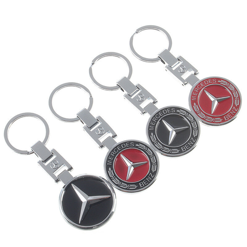 Mercedes-Benz AMG Edition Sport Car Home Key Fob Keychain Ring Nameplate Gift