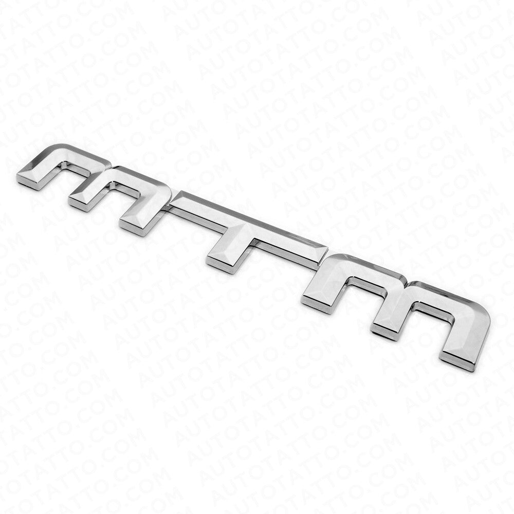 For Audi VW MTM Rear Trunk Nameplate Letters Logo Badge Emblem Sport Chrome