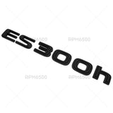 For Lexus Trunk Matte Black ES 300h Letter Logo Badge Car Emblem Hybrid F-Sport