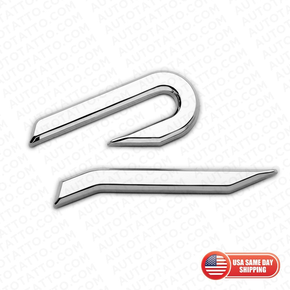 VW Golf R MK8 Lettering Chrome Tailgate Rear Logo Badge Nameplate Emblem Sport