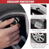 4pcs Universal Car Tire Wheel Valve Stem Caps Hex Design Dust Cover Accessories