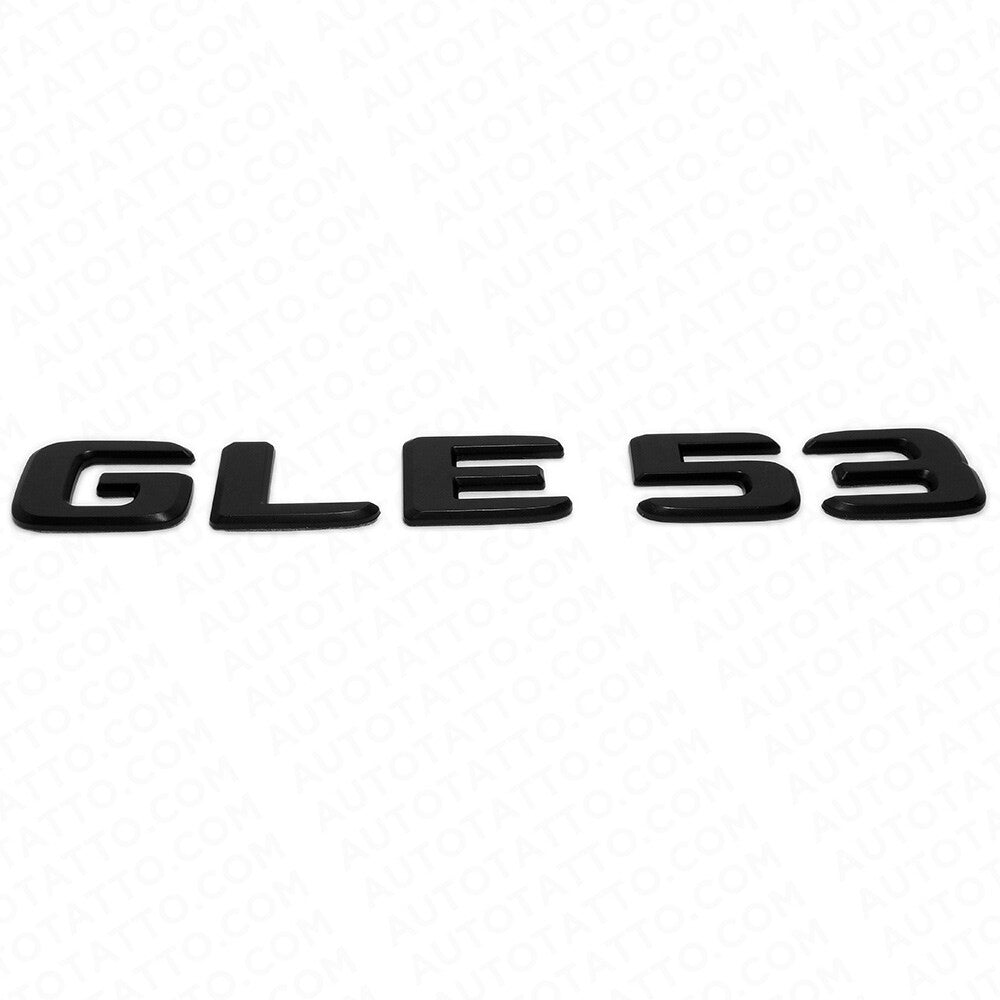 2021 Mercedes-Benz GLE 53 Letter Emblem Liftgate Badge AMG Sport Matte Black