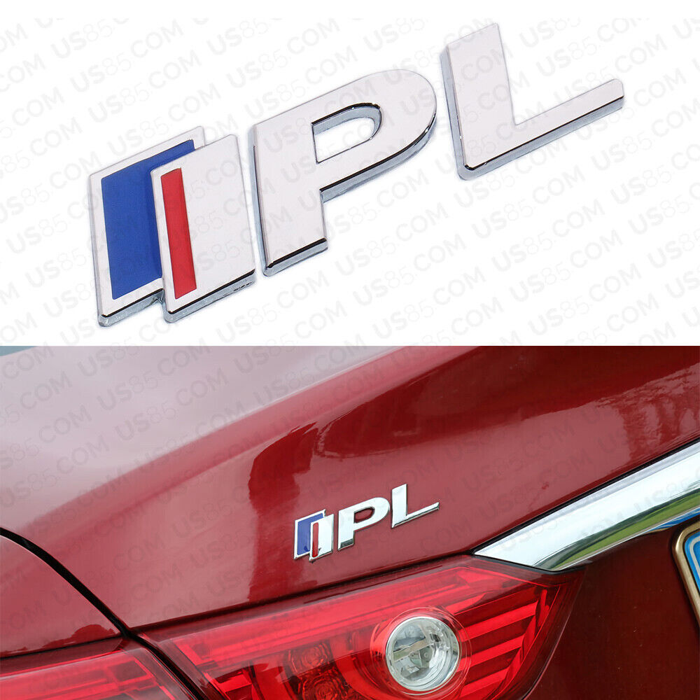 Universal Fashion Metal IPL Car Decal Sticker for Auto Decoration