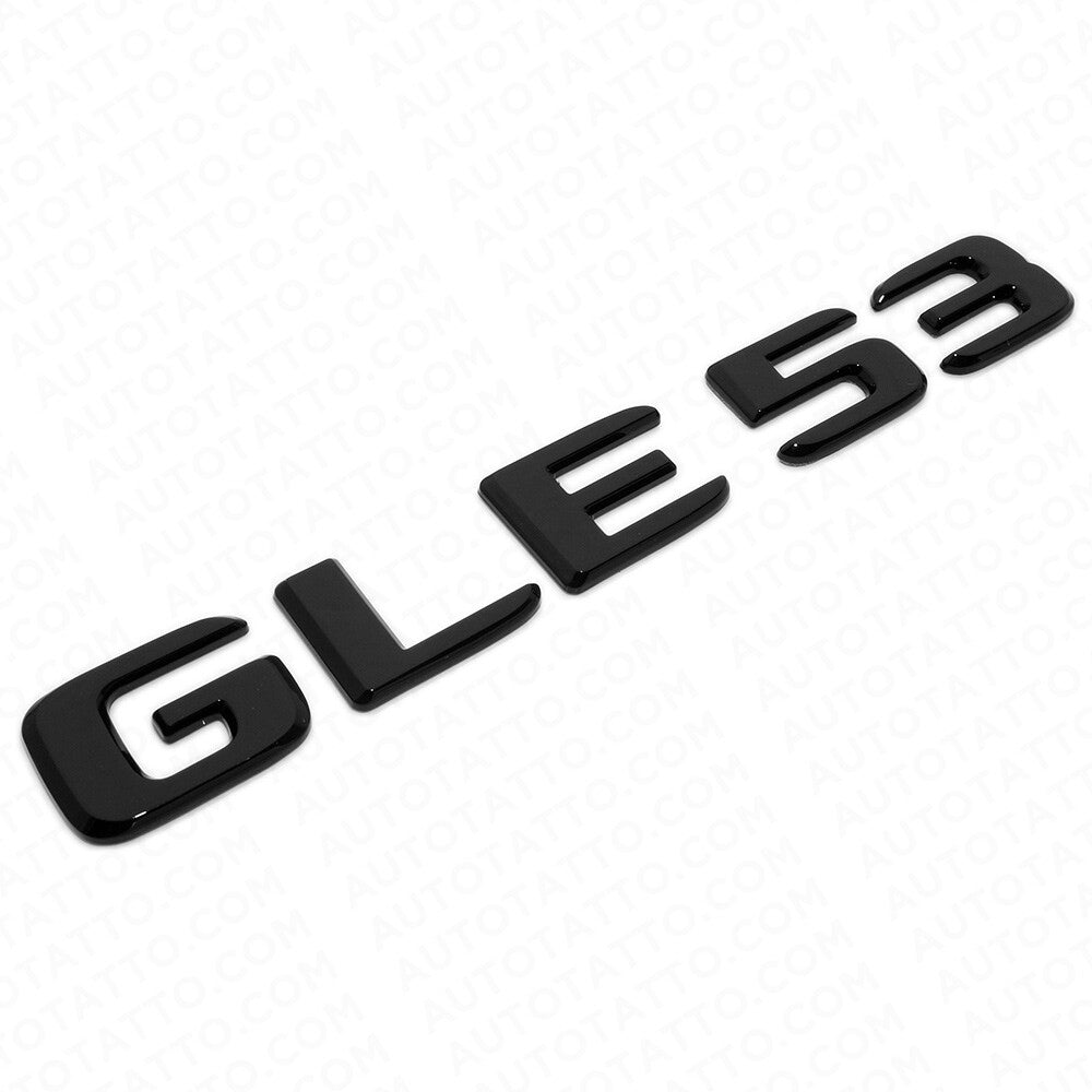 2021 Mercedes-Benz GLE 53 Letter Emblem Liftgate Badge AMG Sport Gloss Black