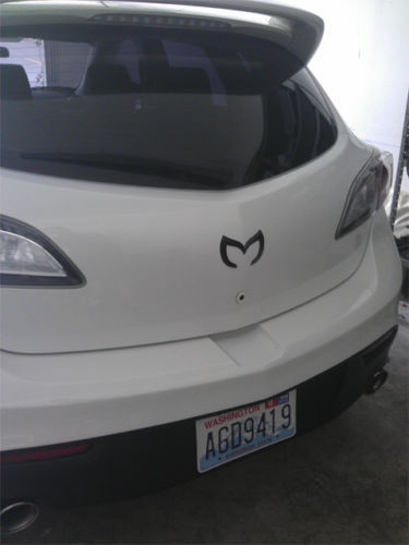 Universal Mazda 3D ABS Gloss Black Bat Batman Style Logo Emblem Badge Sticker